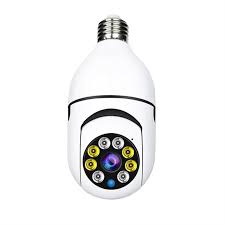 cctv Bulb Camera 1080p WIFI 360 Degree Panoramic Night Vision